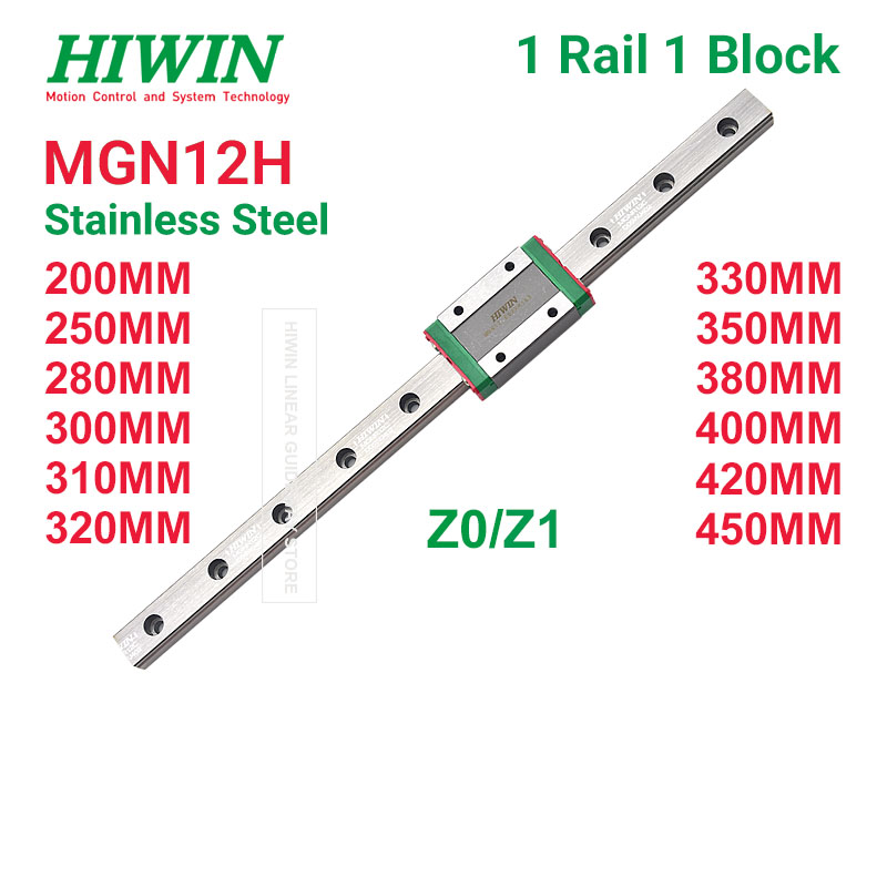 HIWIN MGN12H Z1 Z0 HIWIN MGN12 - Linear Rail Mgn12H Set 评论和价格